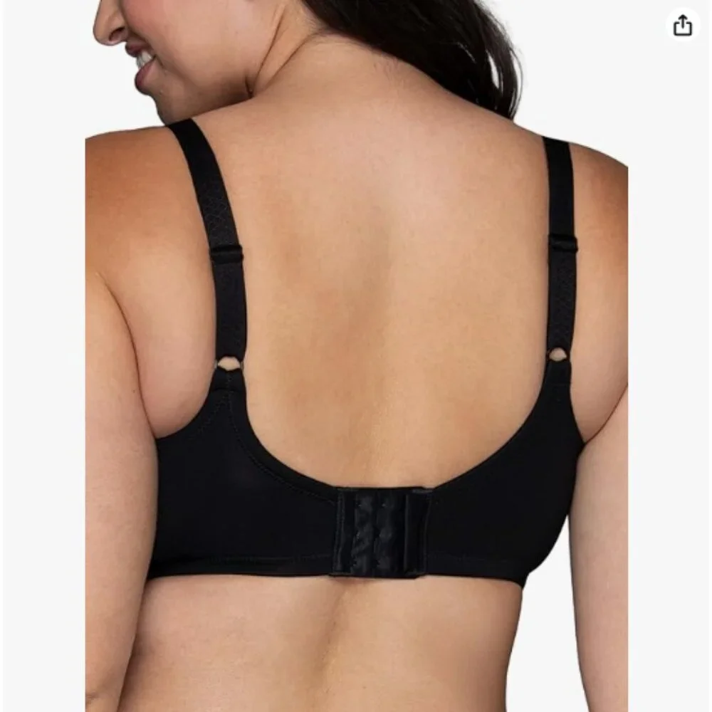 Vanity Fair Women's Beauty Back Smoothing Minimizer Bra, 336DD - Black
